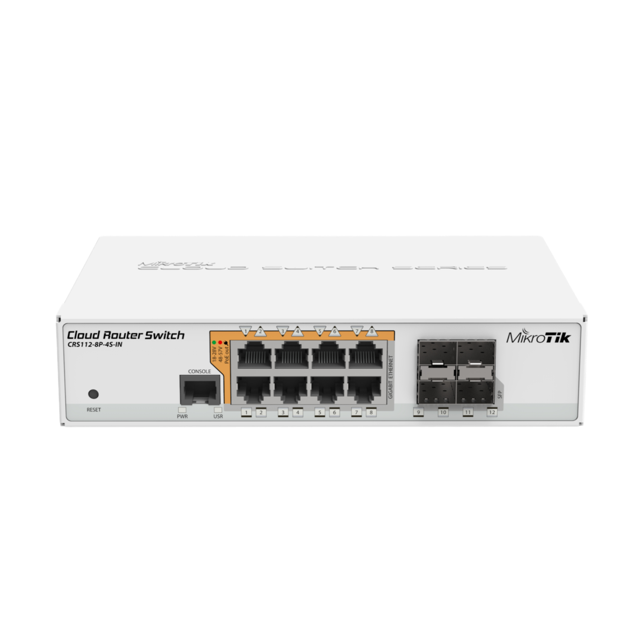THIẾT BỊ CHUYỂN MẠCH MIKROTIK CRS112-8P-4S-IN