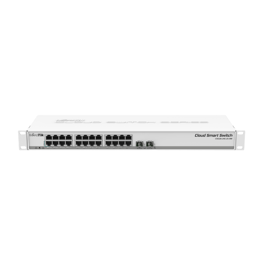 THIẾT BỊ MẠNG MIKROTIK CRS326-24G-2S+RM