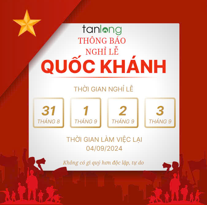 Thông báo nghỉ lễ Quốc Khánh 2/9